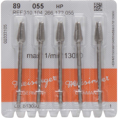 Stålfreser 89 5 freser ISO 055, HP