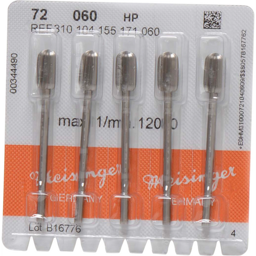 Stålfreser 72 5 freser ISO 060, HP