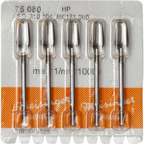 Stålfreser 75 5 freser ISO 080, HP