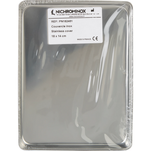 Brett i rustfritt stål stk. Brett 18 x 14 cm, 182461