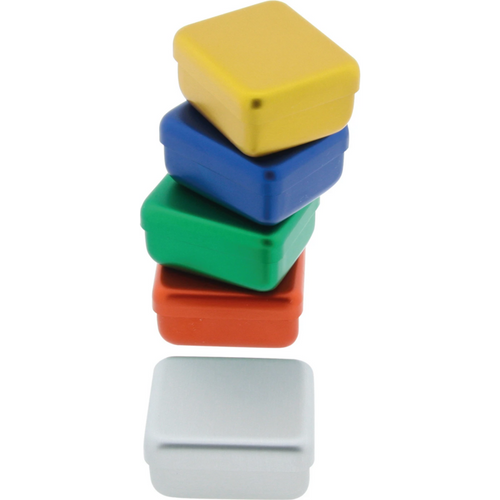 ALUMINIUM BOX tom stk. gul, 18 x 9 x 3 cm