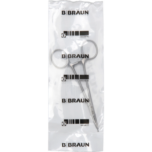 Arterieklemme  Baby-Crile stk. BH141R, 140 mm, bøyd