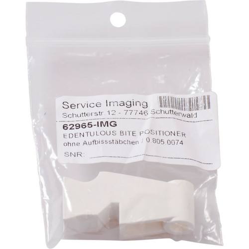 Bite block stk. for delvis tannløs OK/UK