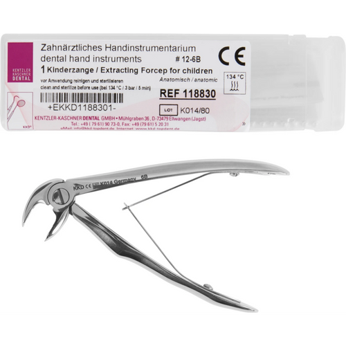 Ekstraksjonstang barn 6B anatomisk, mandibulære molarer