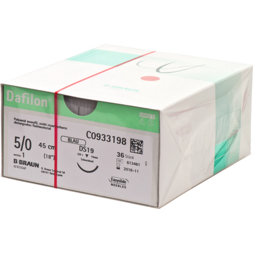 Dafilon 36 stk blå, 45 cm, USP 5/0, DS19