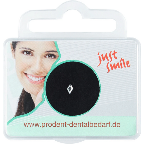 prodental Diamonds tannsmykke stk. diamant, hvit, 2,2 x 3,5 mm, brilliant-slipt
