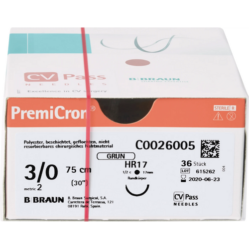 PremiCron 36 stk. grønn HR17, 75 cm, USP3/0