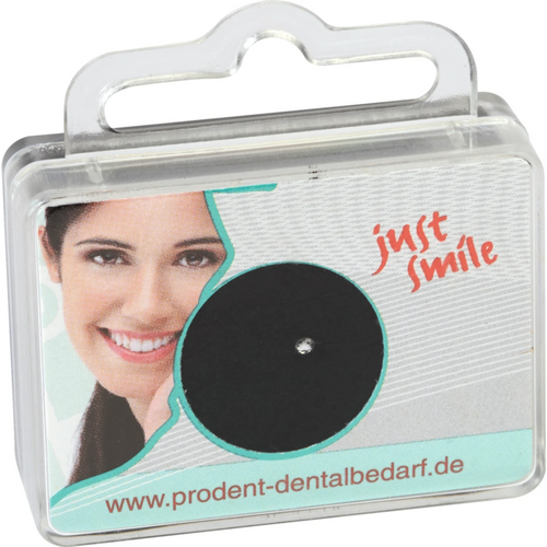 prodental Diamonds tannsmykke stk. sirkel, hvit, 1,8 mm, roseslipt