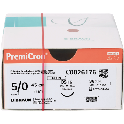 PremiCron 36 stk. grønn DS16, 45 cm, USP5/0