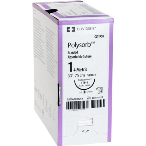 Polysorb 36 stk. fiolett, 75 cm, C-13, tykkelse 4-0