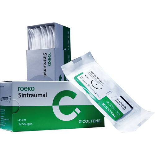 roeko Sintraumal 12 stk., Flexafil, grønn, HRT 17, Metric 1.5, USP 4/0