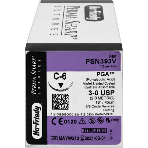 Sutur 12 stk PGA 3-OA/C-6