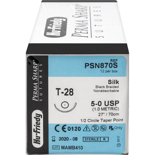 Sutur 12 stk. silke 5-ONA/T-28