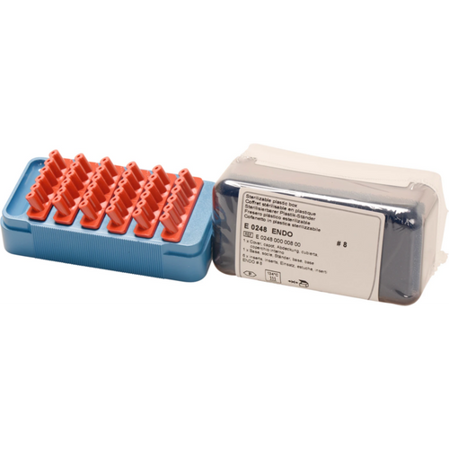 Instrumentstativ stk. inkludert endoinnsats rød