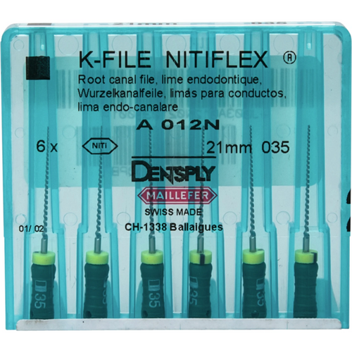 NiTiflex filer 6 stk. 21 mm ISO 035
