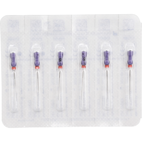 B6 H-Files 6 stk. 25 mm, ISO 010