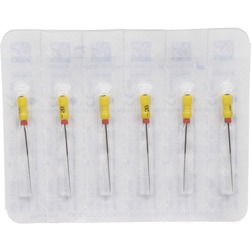 B6 H-Files 6 stk. 31 mm, ISO 020