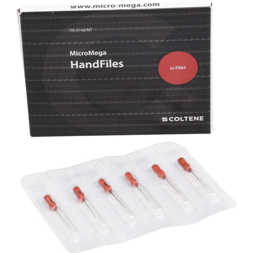 B6 H-Files 6 stk. 21 mm, ISO 025