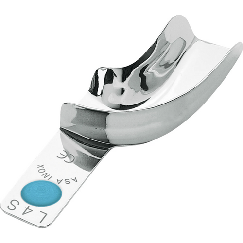 Avtrykksskje stk. OK, høyre, UK venstre, turkis