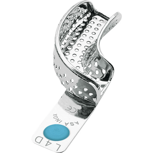 PERMA-LOCK avtrykkskje stk. oppe venstre, nede høyre, partiell, perforert, turkis, 2804-L4D