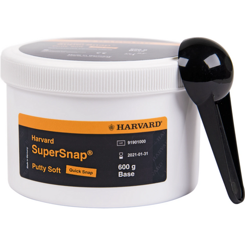 Harvard SuperSnap 2 x 600 g boks Quick Putty Soft svart, 2 skjeer