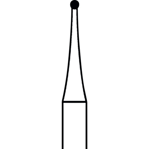 Stålbor 1 5 stk. RA, figur 001, kule, ISO 009