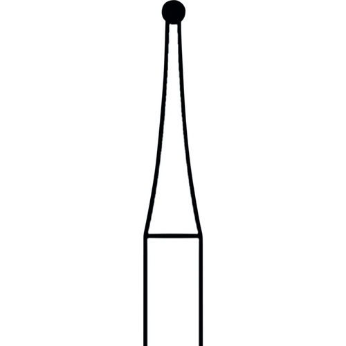 Stålbor 1 5 stk. RA, figur 001, kule, ISO 010