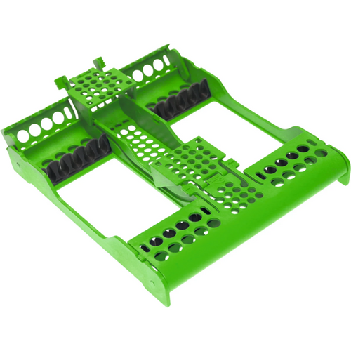 E-Z Jett kassett stk. 20,2 x 17,9 x 3 cm, til 10 instrumenter neongrønn