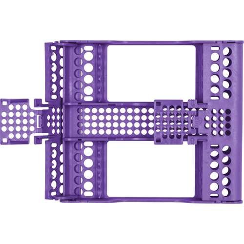 E-Z Jett kassett stk. 20,2 x 17,9 x 3 cm, til 10 instrumenter neon lilla