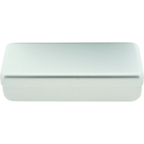 Aluminiumsbrett stk. eske sølv 13 x 5 x 3 cm