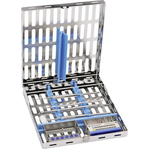 Aluminiumsbrett stk. Kassett 18 x 20 cm blå