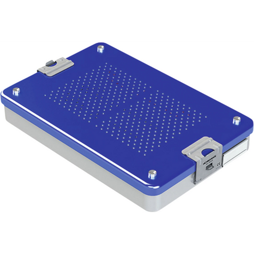 Aluminiumsboks 30X20 stk. blå