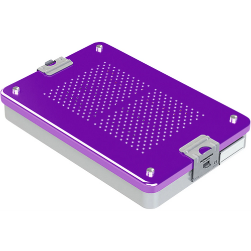 Aluminiumsboks 30X20 stk. lilla