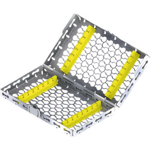 Galaxy kassett Auto Grip stk. for 14 instrumenter, 18 x 10, gul