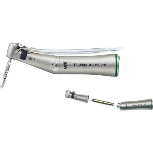 Ti-Max X vinkelstykke X-DSG20L, utvekslingsforhold 20:1, med lys, demonterbar