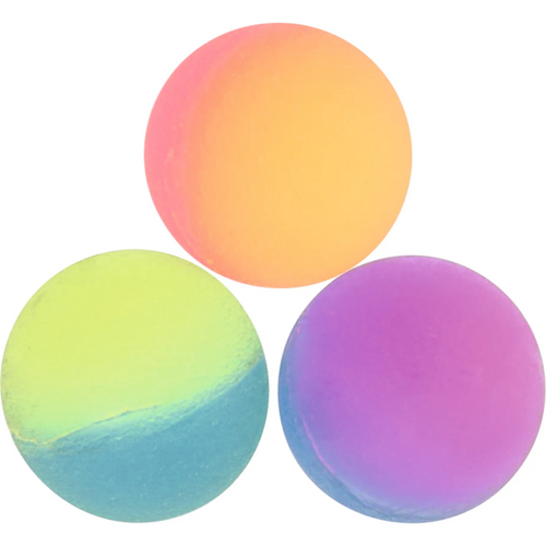 Neon sprettballer 50 stk. 3,2 cm