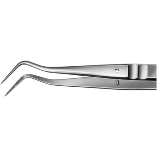 Pinsett Meriam stk. 150 mm, riflet (HWC 019-12)