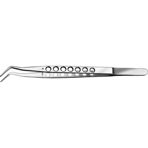 Pinsett stk. 16 cm, rillet, ergonomisk form (770CS/2)