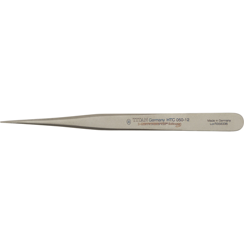 Titanium pinsett stk. 120 mm, rett, glatte spisser