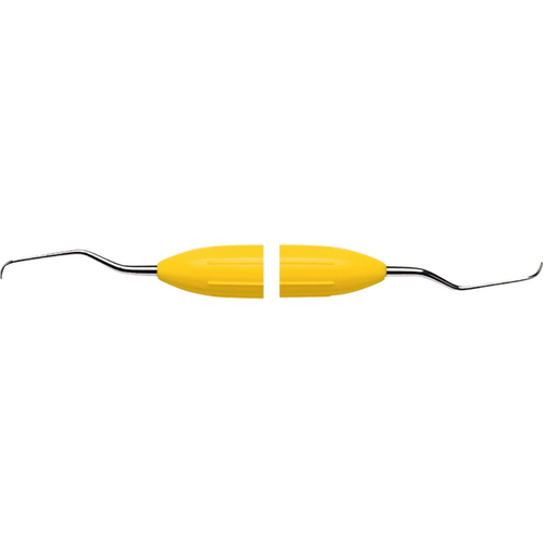 LM DuraGradeMAX Macro Gracey stk. Figur 5/6, anterior/premolar, gul, LM-ErgoMax skaft