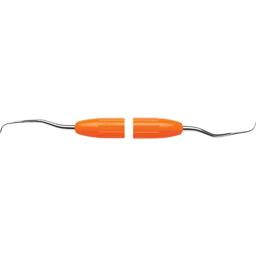 LM DuraGradeMAX Gracey stk. fasong 11/14, mesial-distal, oransje, LM-ErgoNorm håndtak
