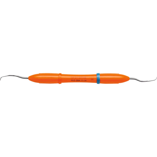 LM DuraGradeMAX Gracey stk. Figur 11/14, mesial-distal, lyseblå, LM-ErgoMax håndtak