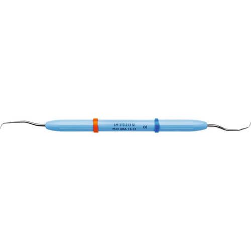 LM DuraGradeMAX Gracey stk. Figur 12/13, mesial-distal, lyseblå, LM-ErgoNorm håndtak