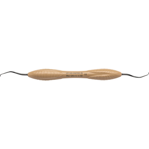 LM Sharp Diamond Mini Gracey stk. 15/16, molarer, brun, LM-ErgoSense-håndtak