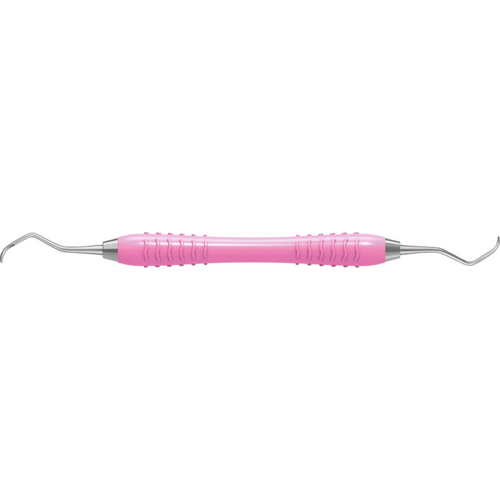 Omni curette stk. universal, figur M23A, silikonhåndtak rosa