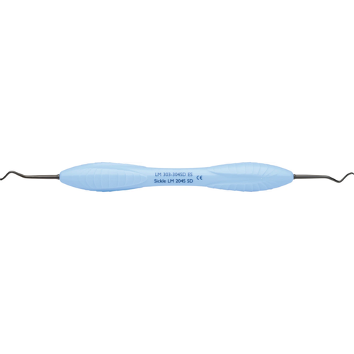 LM Sharp Diamond sickle scaler stk. lyseblå, LM-ErgoSense håndtak