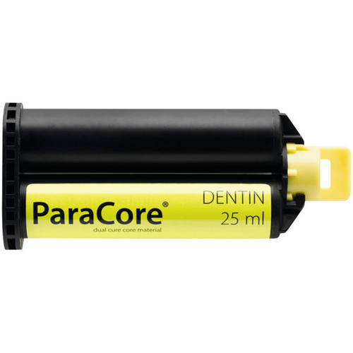 ParaCore SLOW Refillpakke 25 ml dobbelpatron dentin, tilbehør
