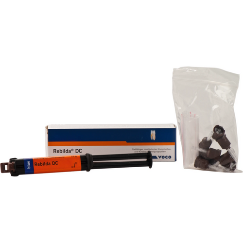 Rebilda DC 10 g QuickMix sprøyte blå, blandespisser type 11, påføringsspisser type 4