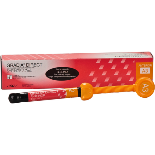 GC GRADIA DIRECT sprøyte 4 g Anterior A3