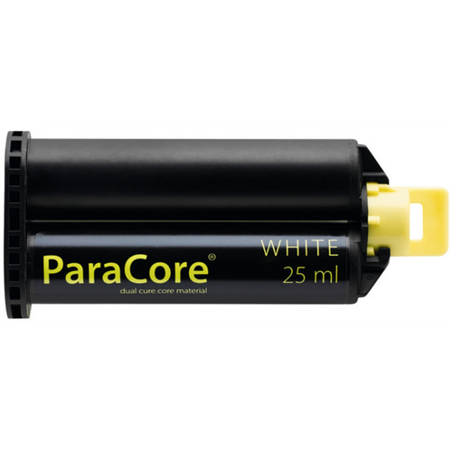 ParaCore SLOW Refillpakke 25 ml dobbeltpatron hvit, tilbehør